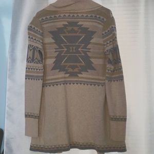 Tribal Print Cardigan